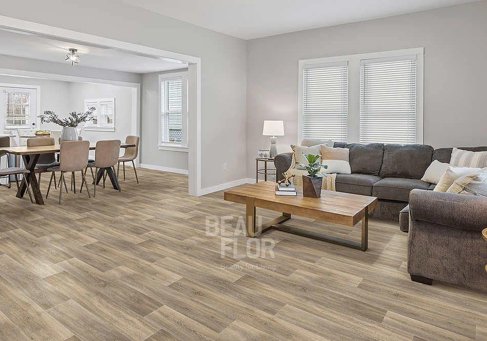 （注文分）ウッドペグボタン/メイプル材ブラック、パールインレイクリア仕上げ BlackTex Vinyl Flooring by Beauflor - Twenty & Oak